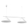 Cable-suspended pendant light CAPITAL 2xGX53/15W/230V white