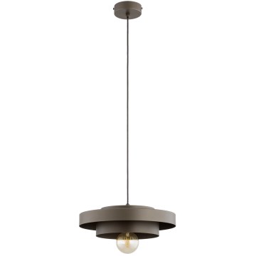 Cable-suspended pendant light CEROTI 1xE27/15W/230V brown