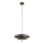 Cable-suspended pendant light CEROTI 1xE27/15W/230V brown
