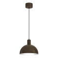 Cable-suspended pendant light HANDA 1xE27/15W/230V brown
