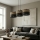 Cable-suspended pendant light KARBON 3xE27/15W/230V black/brown