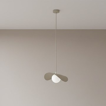 Cable-suspended pendant light RITUAL 1xG9/8W/230V beige