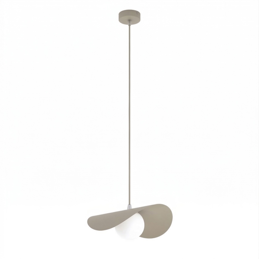 Cable-suspended pendant light RITUAL 1xG9/8W/230V beige