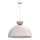 Cable-suspended pendant NEVIS 1xE27/15W/230V Ø 50 cm cream