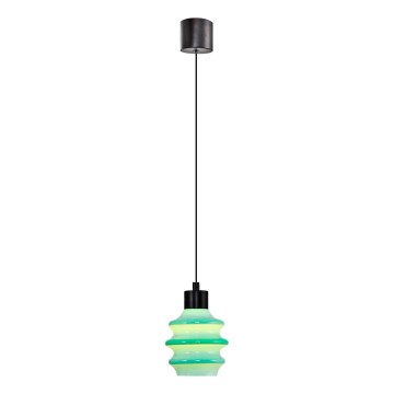 CACTUS cable-mounted LED pendant LED/3W/230V 3000K black/green