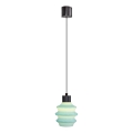 CACTUS LED Pendant Light on Cable LED/3W/230V 3000K Black/Blue