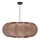 CAFEE cable-hung pendant lamp 1xE27/40W/230V Ø 52 cm brown