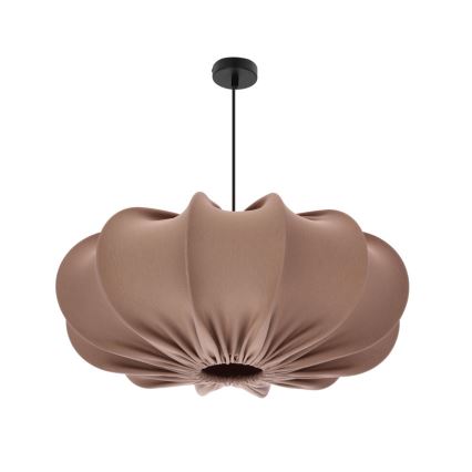 CAFEE cable-hung pendant lamp 1xE27/40W/230V Ø 52 cm brown