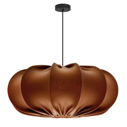 CAFEE cable-hung pendant lamp 1xE27/40W/230V Ø 52 cm brown