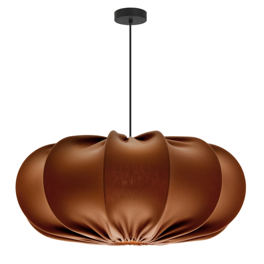 CAFEE cable-hung pendant lamp 1xE27/40W/230V Ø 52 cm brown