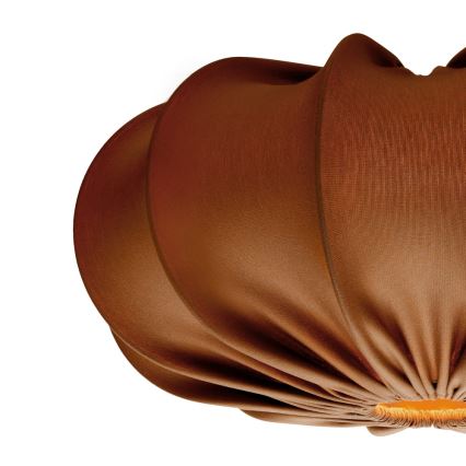 CAFEE cable-hung pendant lamp 1xE27/40W/230V Ø 52 cm brown