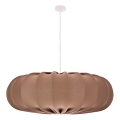 CAFEE cable-suspended chandelier 1xE27/40W/230V Ø 66 cm, brown