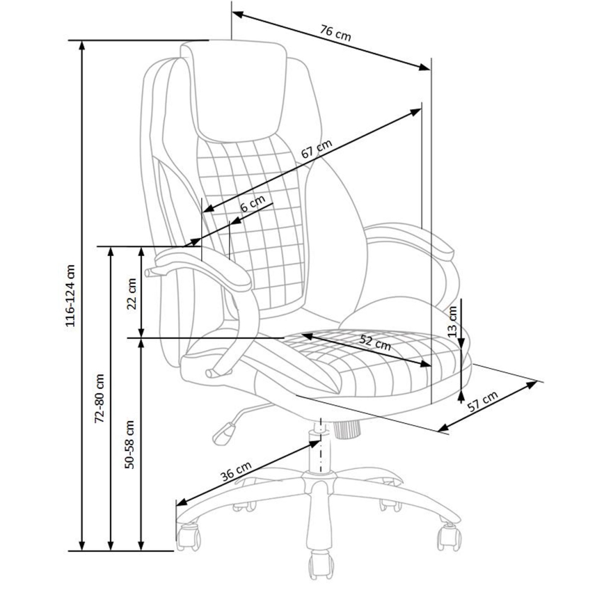 CALMARA Black Office Chair
