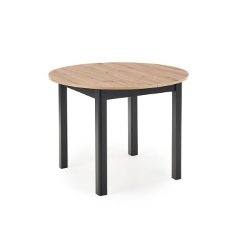 CALMIO Dining Table, Artisan Oak/Black