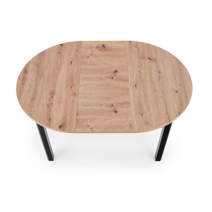 CALMIO Dining Table, Artisan Oak/Black