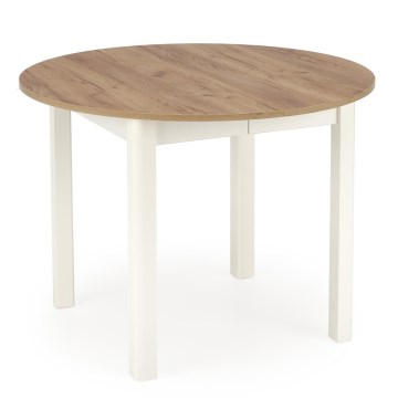 CALMIO Dining Table, Craft Oak/White