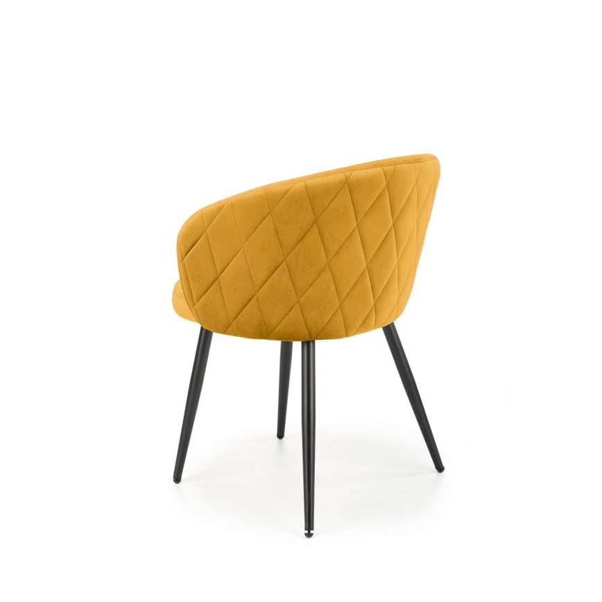 CALMURE Dining Chair, Yellow