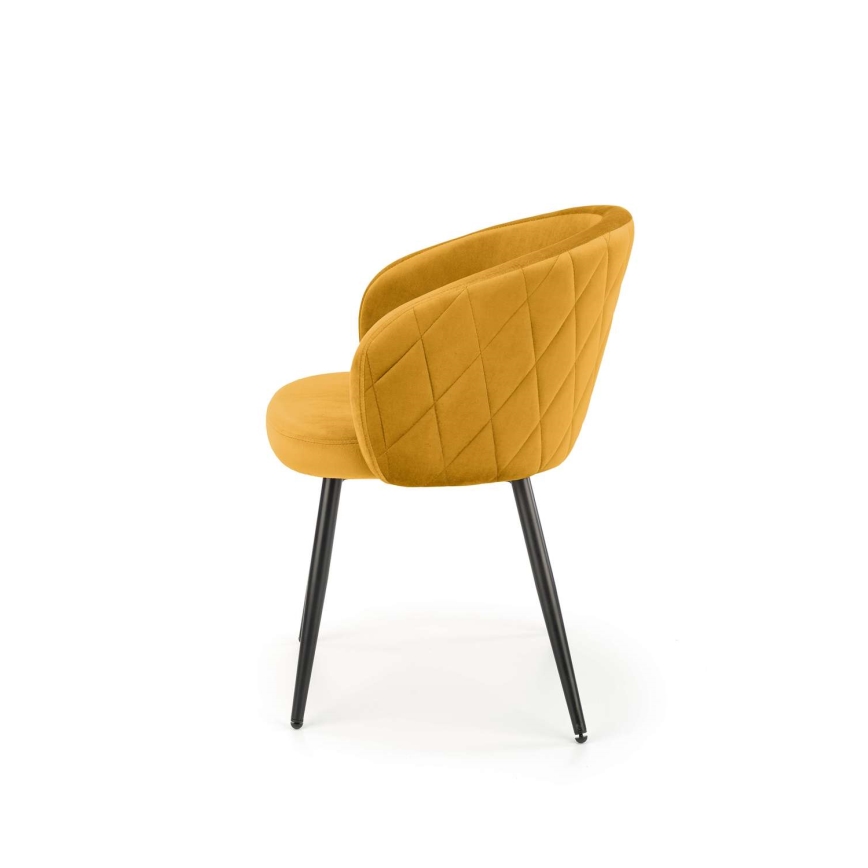 CALMURE Dining Chair, Yellow
