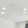 CAMBRIDGE Flush-Mount Ceiling Light 4xE27/15W/230V Green/Blue