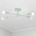 CAMBRIDGE Flush-Mount Chandelier 4xE27/15W/230V Green