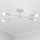 CAMBRIDGE Flush-Mount Chandelier 4xE27/15W/230V Green
