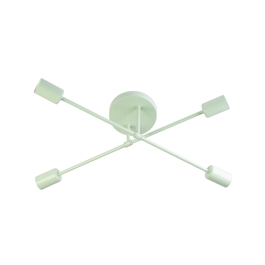 CAMBRIDGE Flush-Mount Chandelier 4xE27/15W/230V Green