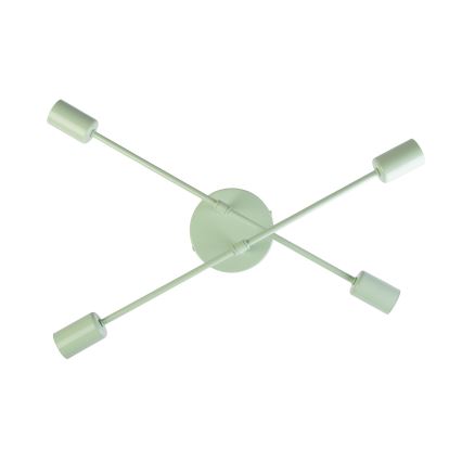 CAMBRIDGE Flush-Mount Chandelier 4xE27/15W/230V Green