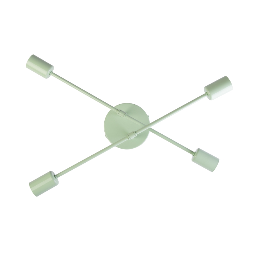 CAMBRIDGE Flush-Mount Chandelier 4xE27/15W/230V Green