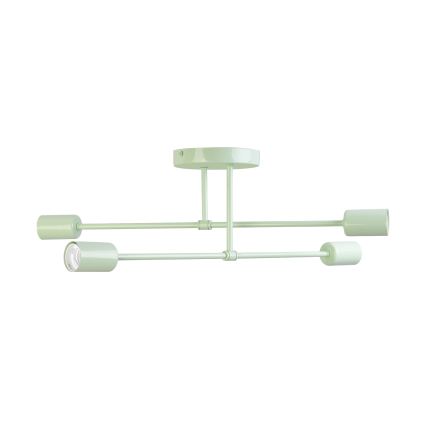 CAMBRIDGE Flush-Mount Chandelier 4xE27/15W/230V Green