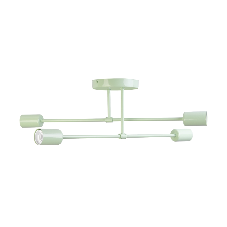 CAMBRIDGE Flush-Mount Chandelier 4xE27/15W/230V Green