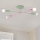 CAMBRIDGE Flush-mounted chandelier 4xE27/15W/230V green/pink