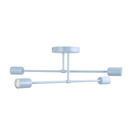CAMBRIDGE Flush‑Mount Chandelier 4xE27/15W/230V, Blue