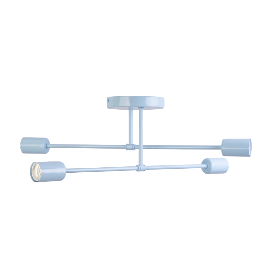 CAMBRIDGE Flush‑Mount Chandelier 4xE27/15W/230V, Blue
