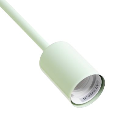 CAMBRIDGE Flush‑mount chandelier, 6× E27 (max. 15 W), 230 V — Green