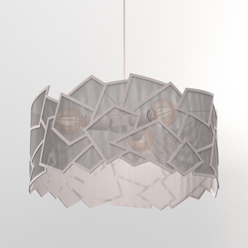 CAMO cable pendant light 3xE27/15W/230V beige