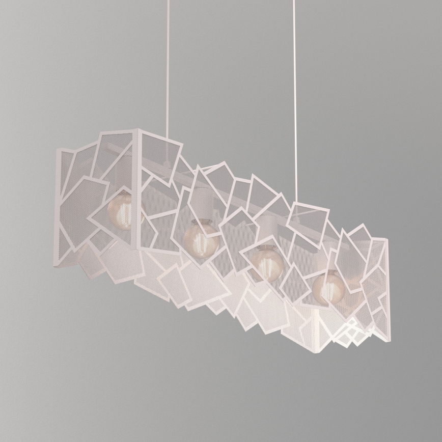 CAMO Cable Pendant Light, 4x E27 / 15W / 230V, Beige