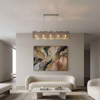 CAMO Cable Pendant Light, 5xE27/15W/230V, Beige