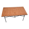 Camping table with rolling top 54x93 cm