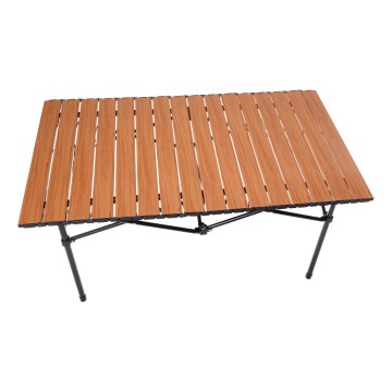 Camping table with rolling top 54x93 cm