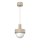 CANAN Cord-hung Pendant Light 1xE27/15W/230V, Ø 20 cm, Beige