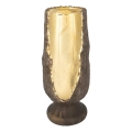 Candle Holder 25x11 cm Gold/Brown