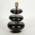 Candlestick 23x15 cm black/gold