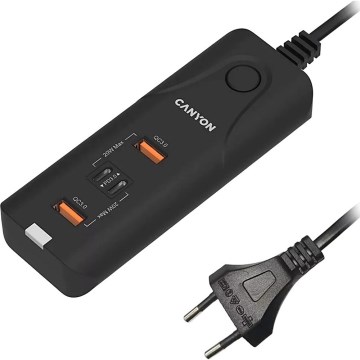 Canyon - Charger 2xUSB A + 2xUSB C Power Delivery 20W