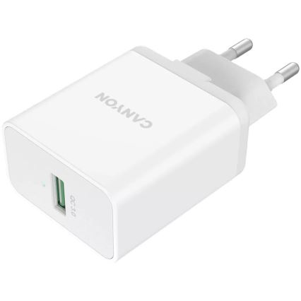 Canyon - Charging adapter 1xUSB/230V