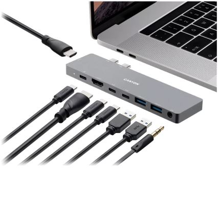 Canyon - Docking station Power Delivery for MacBook 8in1