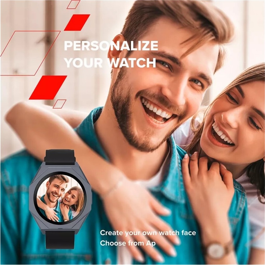 Canyon - Smart watch OTTO IP68 red