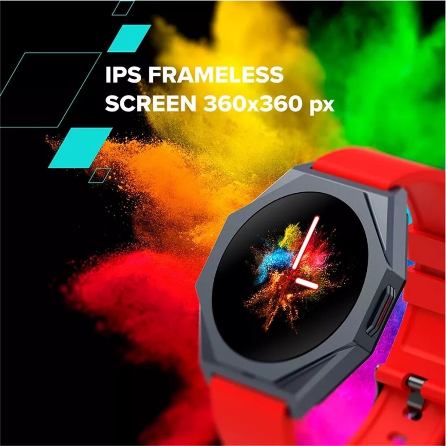 Canyon - Smart watch OTTO IP68 red