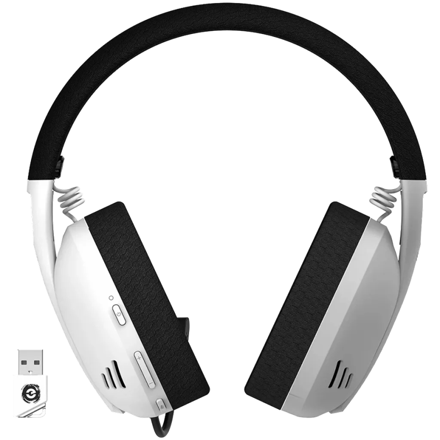 Canyon - Wireless headphones with a microphone 400 mAh white