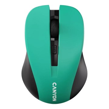 Canyon - Wireless mouse 800/1000/1200 DPI 2xAAA green