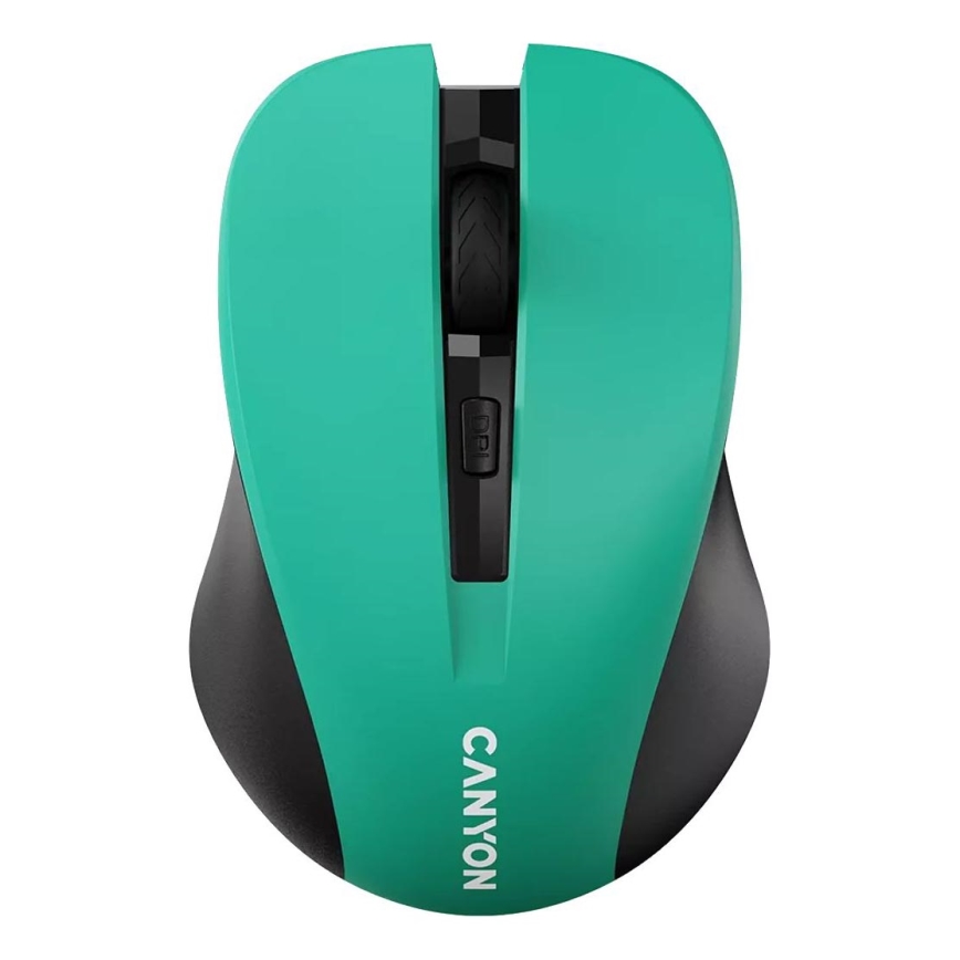 Canyon - Wireless mouse 800/1000/1200 DPI 2xAAA green